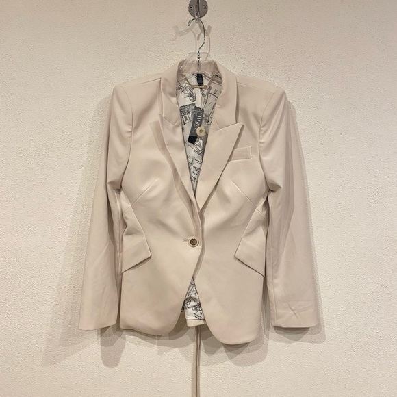 NWT White House Black Market Fluid Editor Blazer Size 6 - Picture 3 of 6